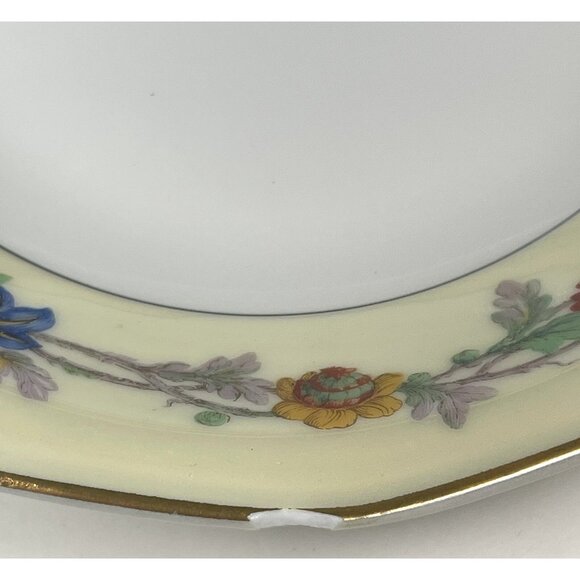 8x Theodore Haviland Limoges 1925-36 Miami Floral 7.5" SOUP BOWLS *3 Chipped* - Picture 3 of 10